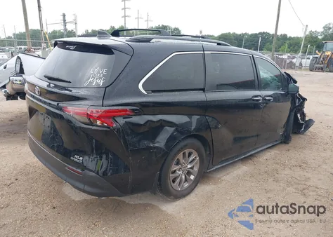 2021 Toyota Sienna Xle из США, поврежденный, VIN 5TDYRKEC5MS055618